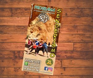 Folleto senderismo y viajes Cristal de Roca