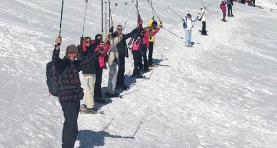 Senderismo con raquetas nieve