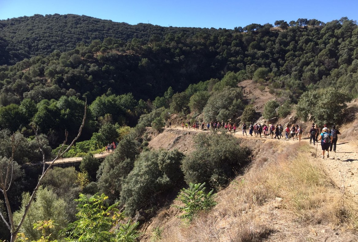 Senderismo Cristal de Roca Cañon Guadalix